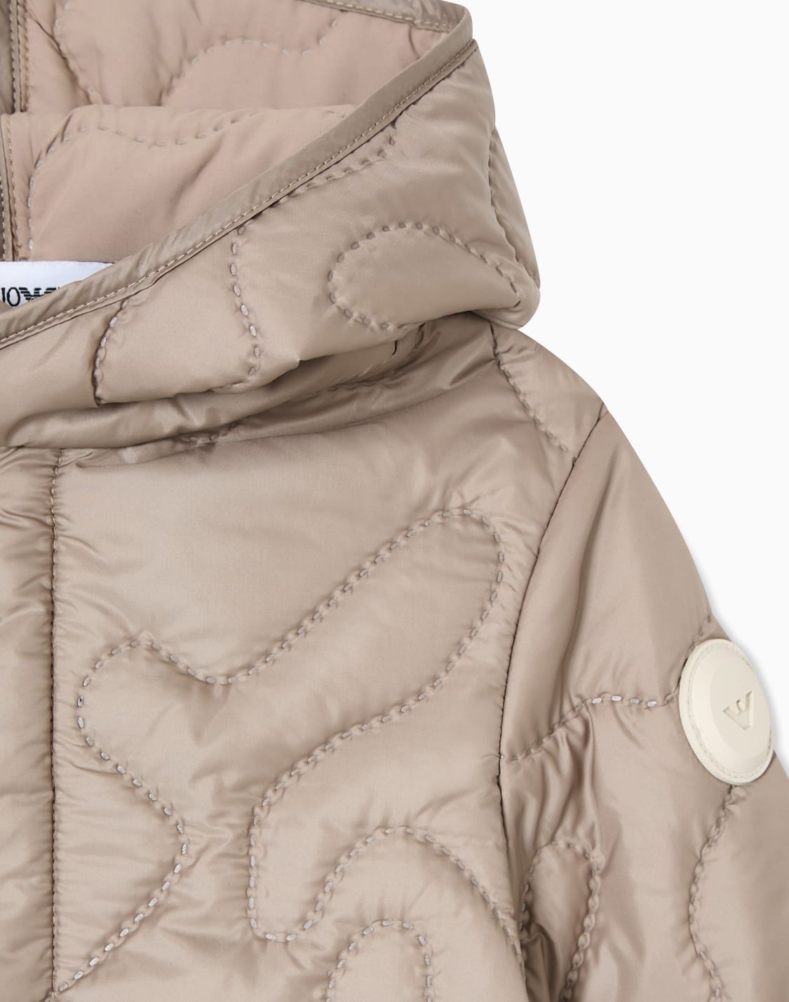 nylon-hooded-jacket-with-3d-quilted-effect-embroidery-beige--emporio-armani