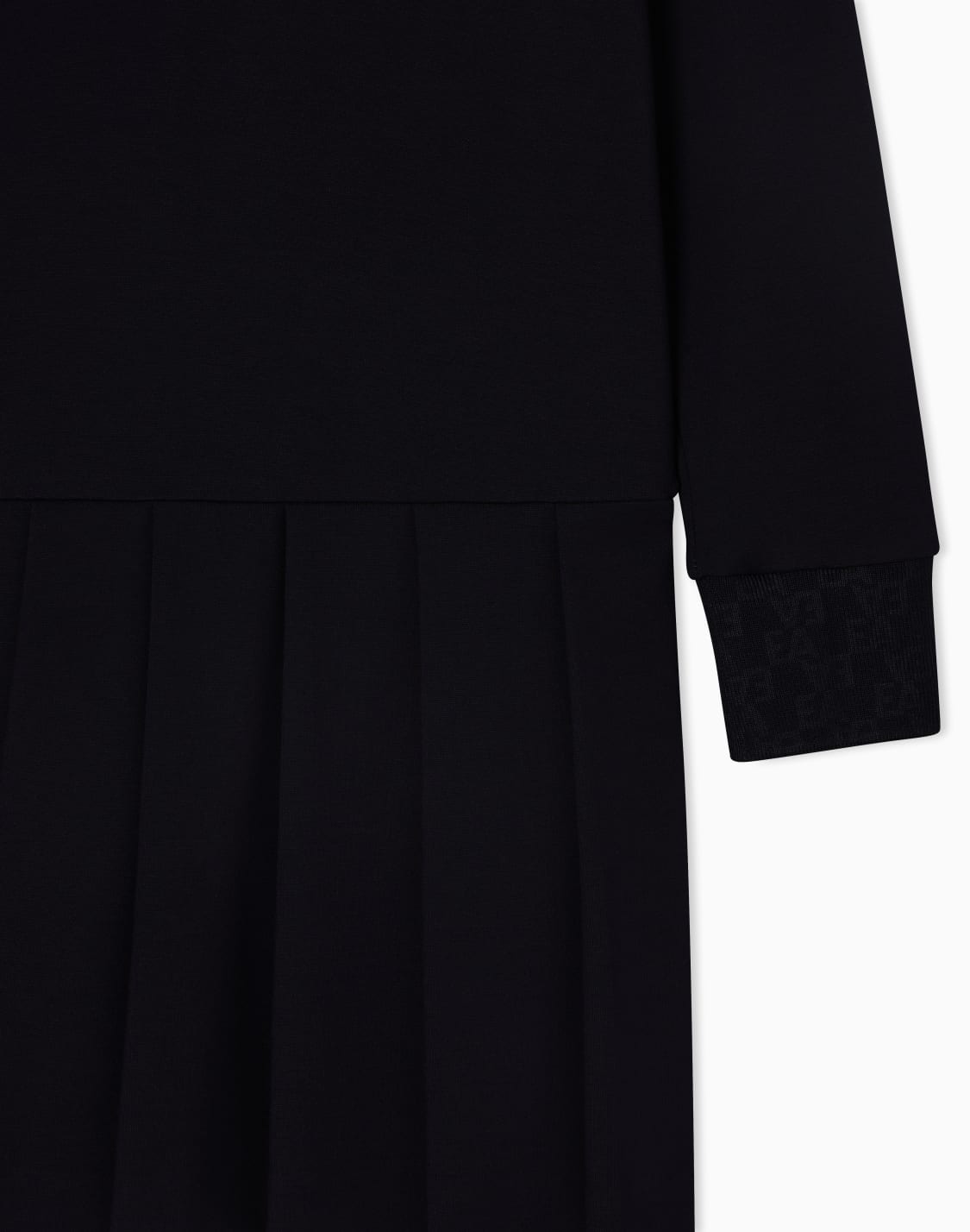 milano-stitch-dress-with-a-pleated-skirt-navy-blue--emporio-armani