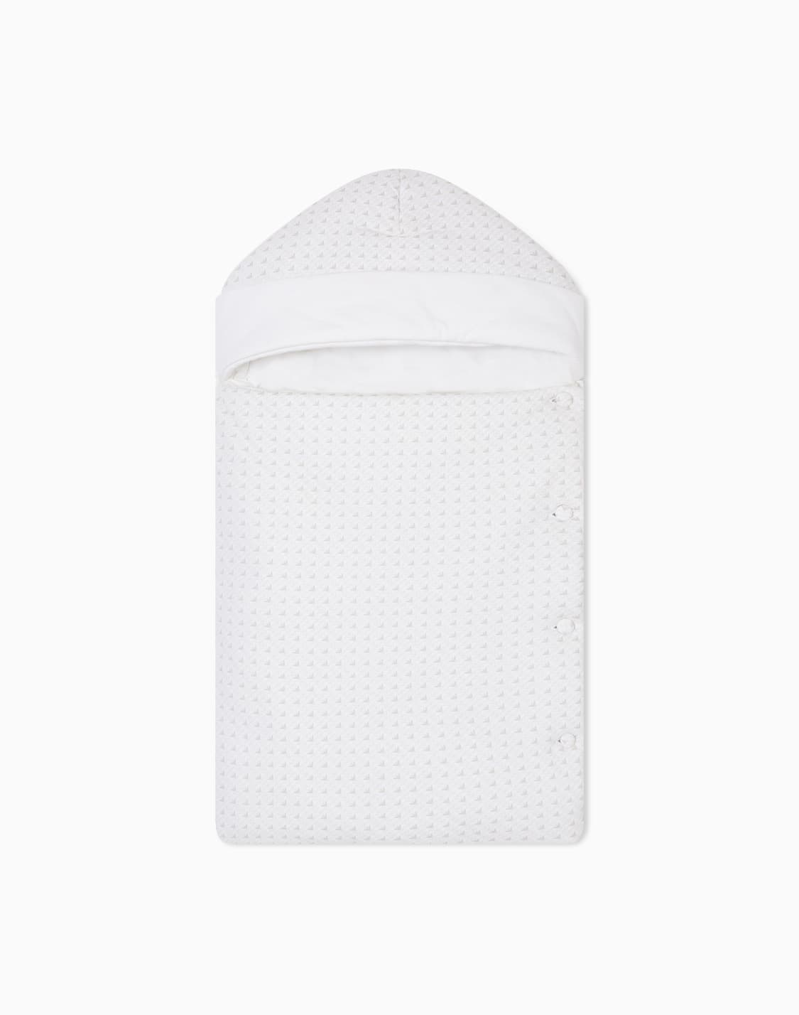 jersey-sleeping-bag-with-op-art-eagles-beige--emporio-armani