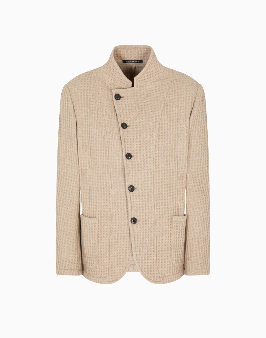 giacca-collo-guru-con-allacciatura-decentrata-in-puro-cashmere-motivo-3d-beige--emporio-armani