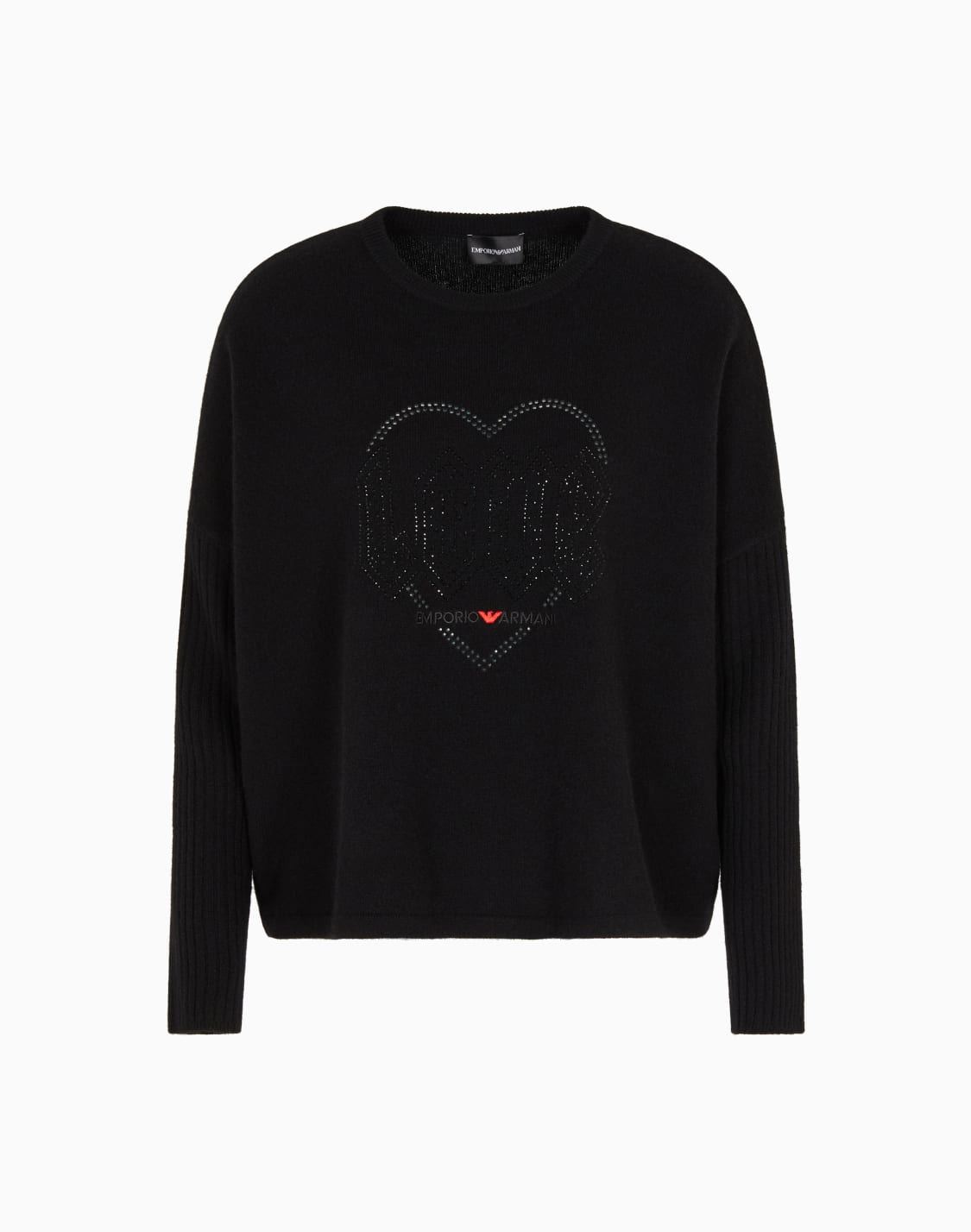 バレンタインデ-カプセルコレクション-セタ-バジンウル-ラインストン-ブラック--emporio-armani