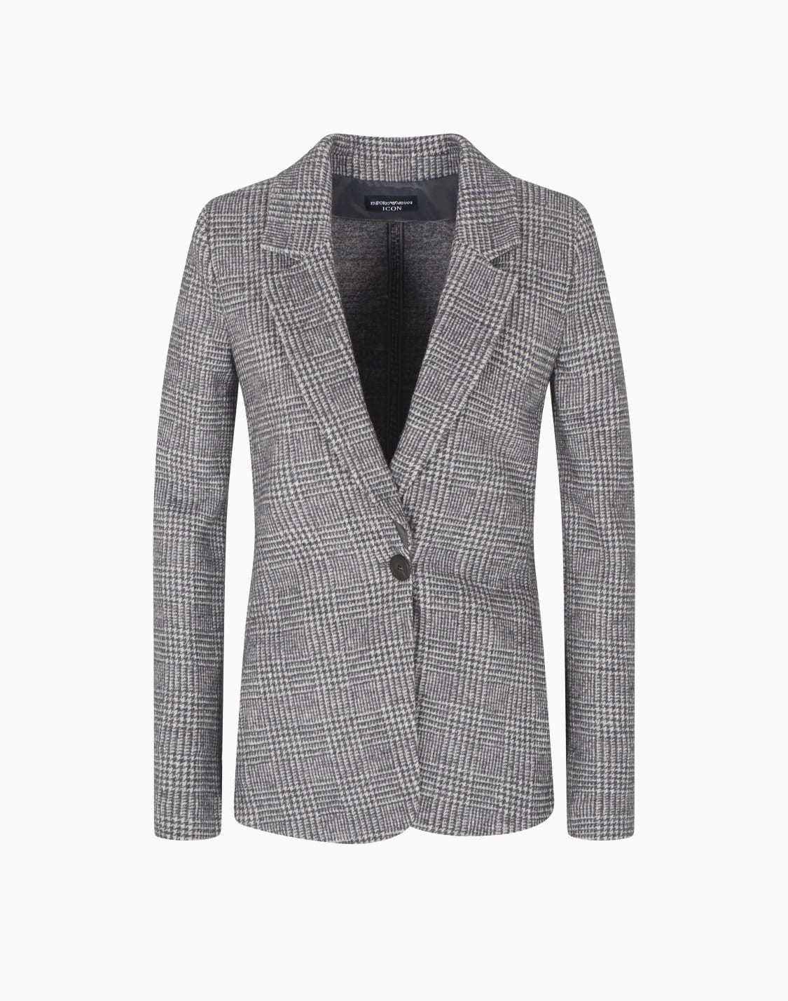 icon-prince-of-wales-check-compact-knit-jersey-single-breasted-blazer-grey--emporio-armani