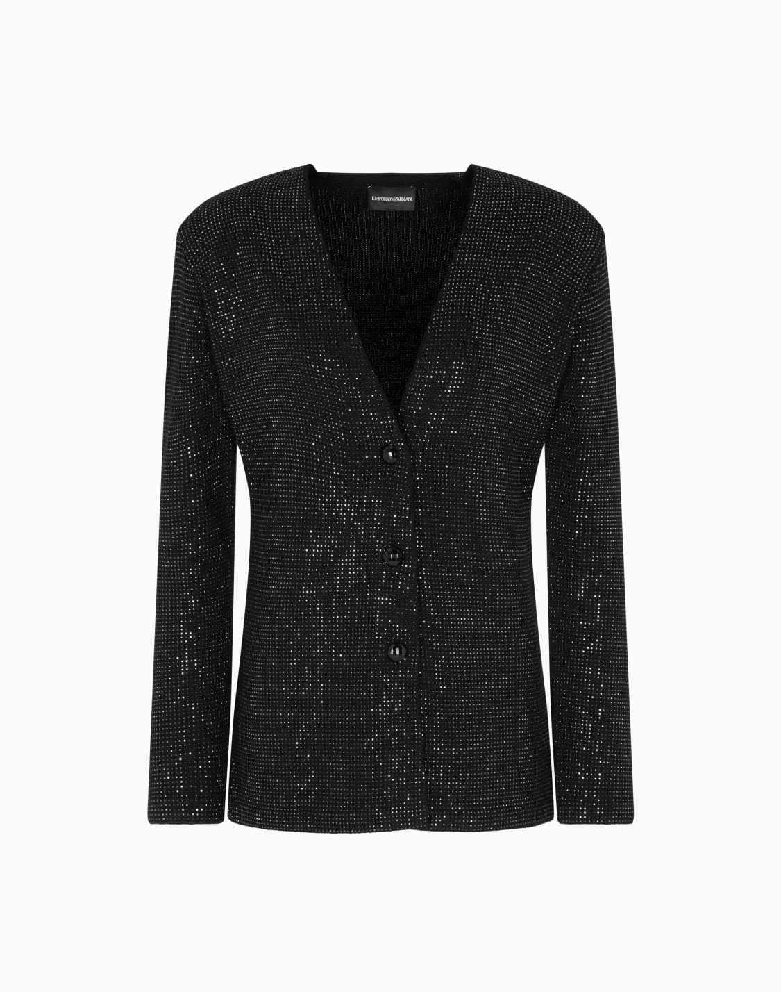 crdigan-en-mezcla-de-punto-liso-de-lana-virgen-con-strass-integral-negro--emporio-armani