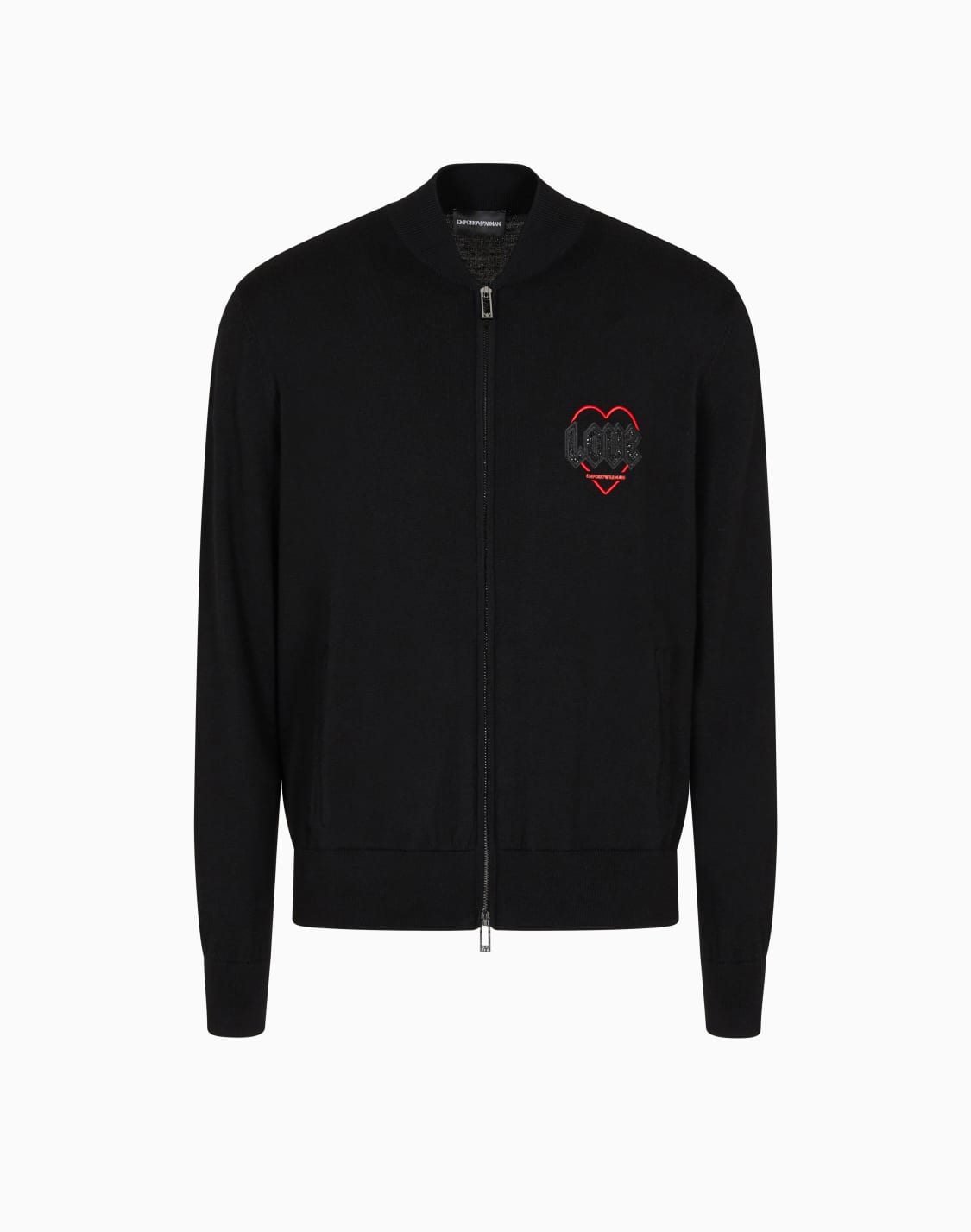 valentines-day-capsule-collection-plain-knit-virgin-wool-zip-up-cardigan-with-embroidery-black--emporio-armani