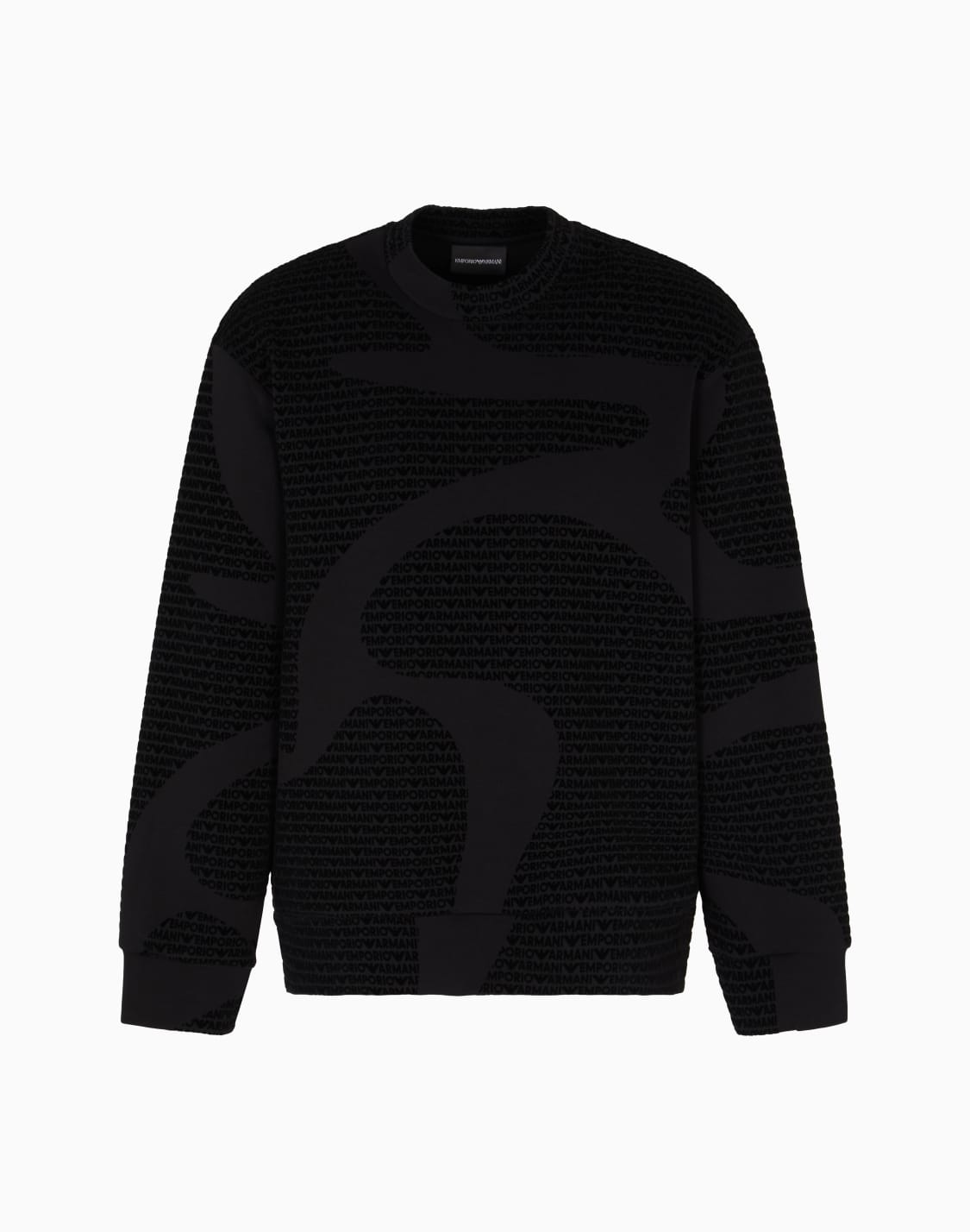 asv-lyocell-blend-jersey-sweatshirt-with-all-over-flocked-logo-black--emporio-armani