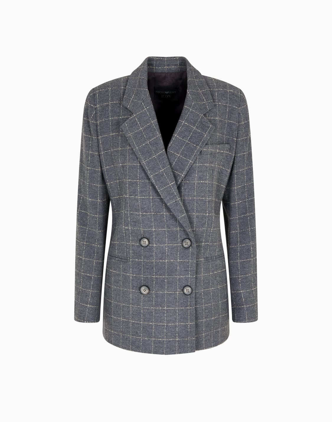 blazer-crois-en-flanelle-avec-motif-carreaux-icon-gris--emporio-armani