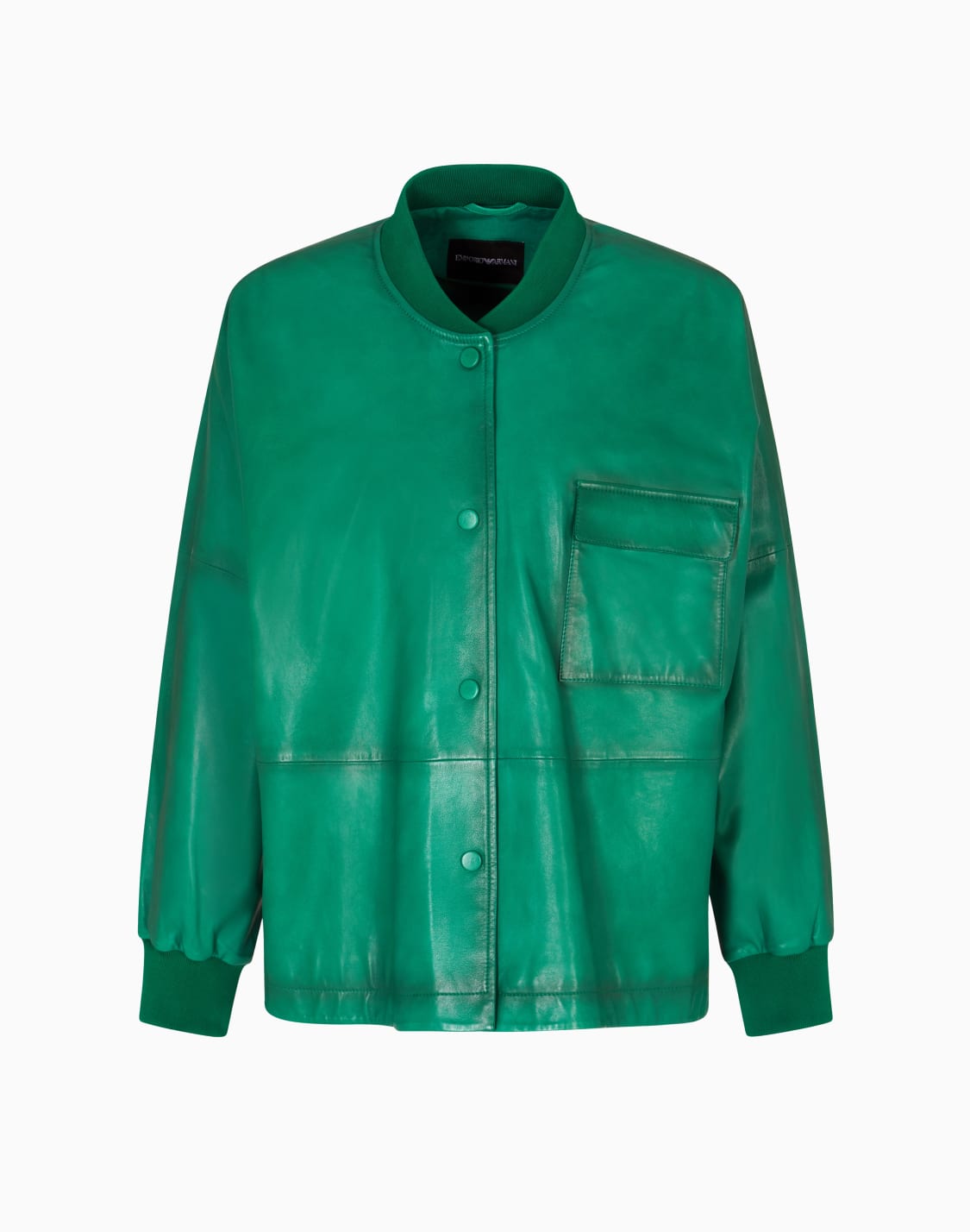 asv-オバサイズシャツジャケット-ナッパラムスキン-ムラ仕上げ-グリン--emporio-armani