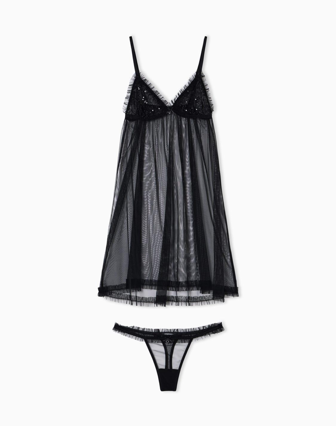 ベビドルtバックショツセット-スパンコルレス-ブラック--emporio-armani