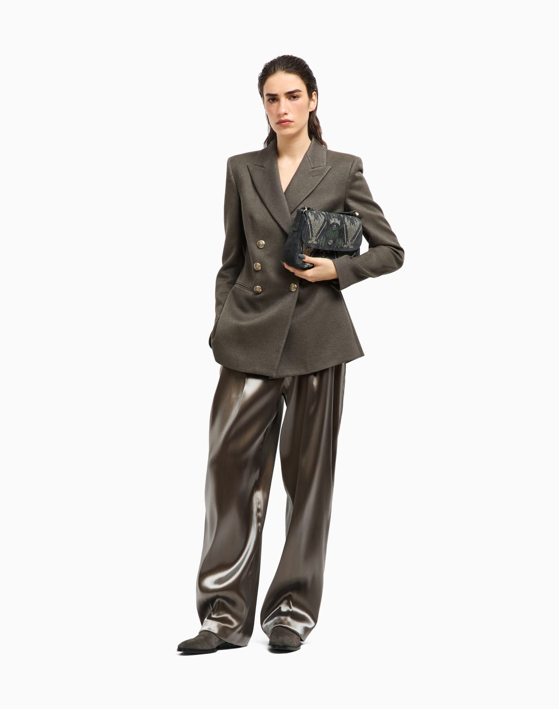double-breasted-jacket-in-silk-viscose-and-cotton-drill-green--giorgio-armani