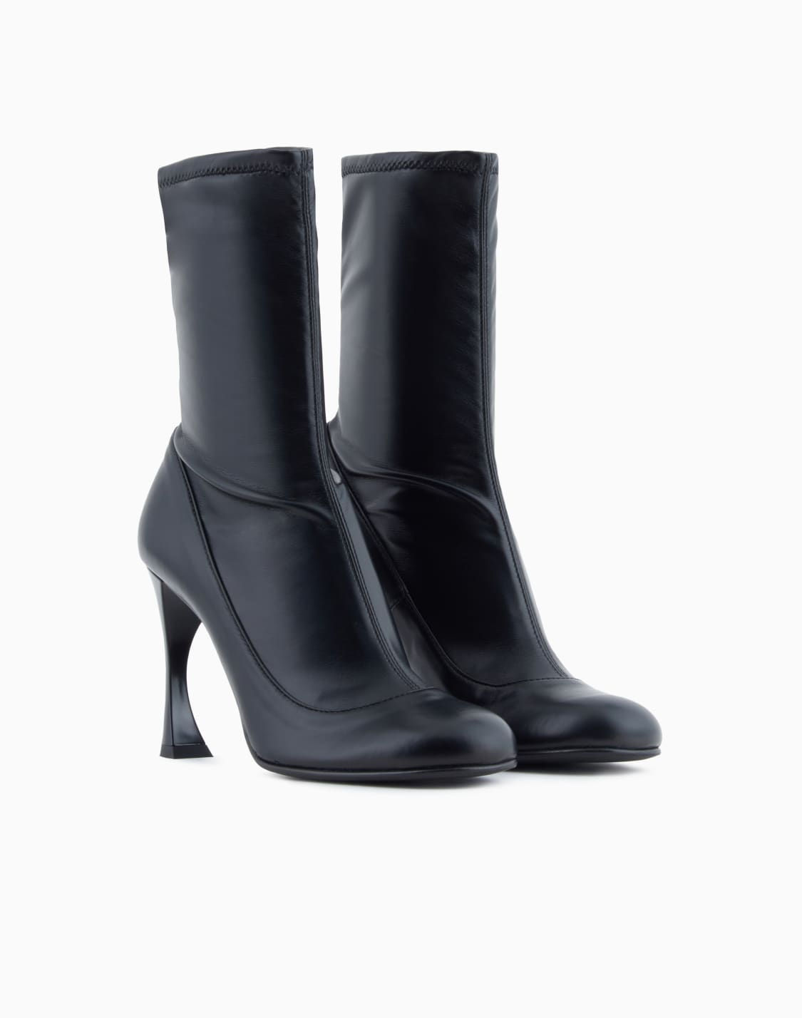 stretch-ankle-boots-with-a-curved-heel-black--emporio-armani