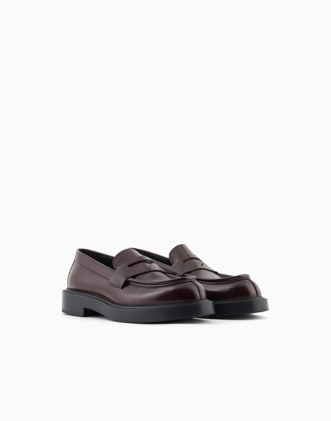 mocasines-en-piel-cepillada-burdeos--emporio-armani