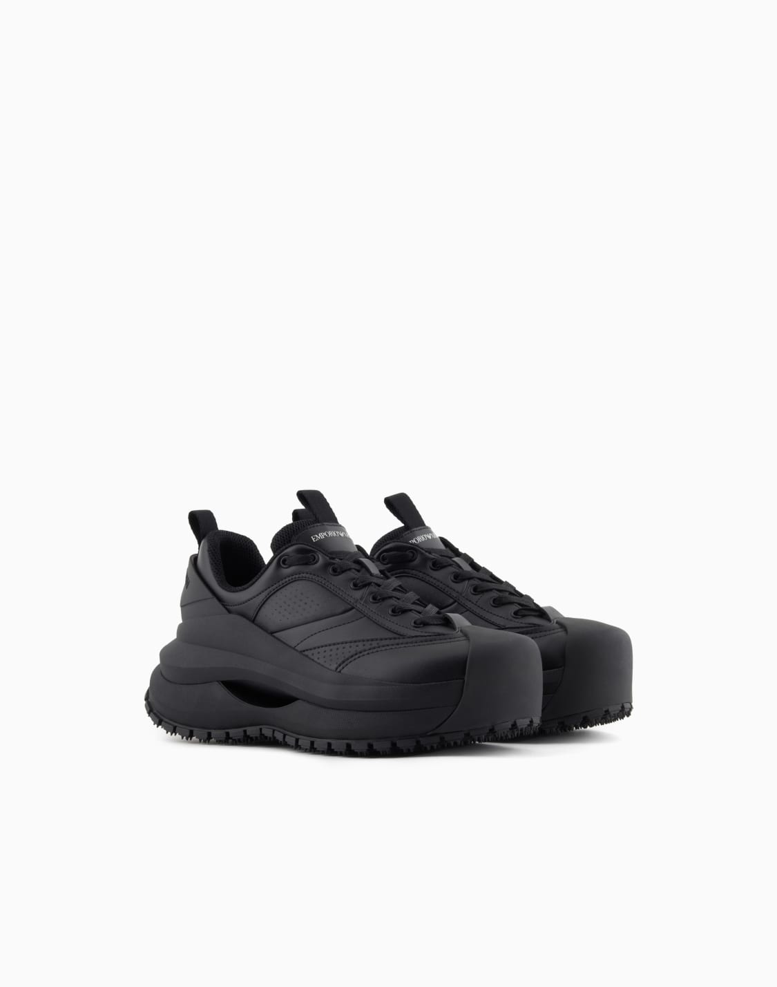 chunky-sneaker-aus-leder-schwarz--emporio-armani