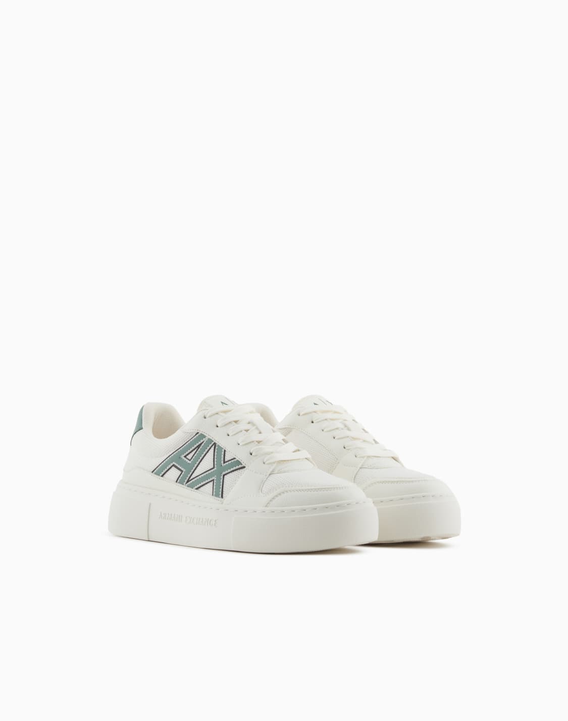 sneakers-with-contrasting-logo-verde--armani-exchange