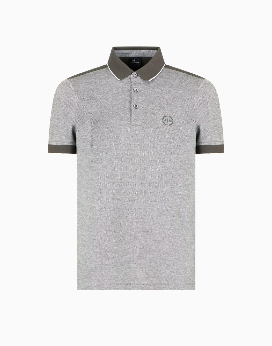 cotton-polo-with-contrasting-details-green--armani-exchange