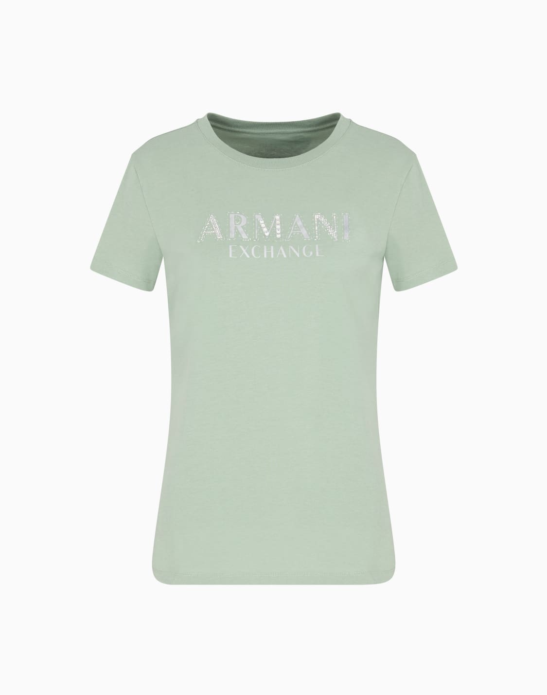 regular-fit-t-shirt-with-metal-logo-green--armani-exchange