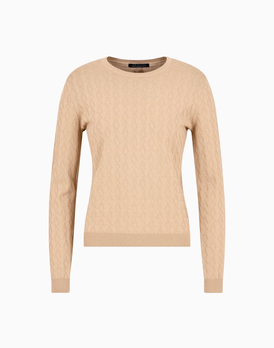 sweater-with-allover-jacquard-logo-camel--armani-exchange