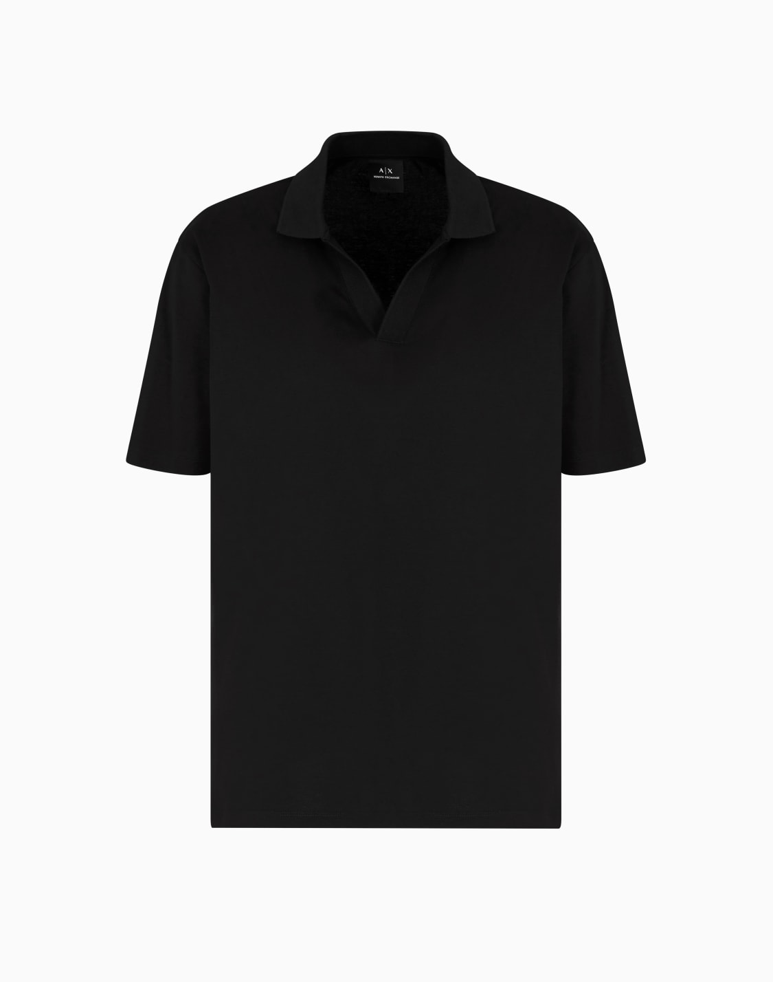 regular-fit-polo-shirt-in-mercerised-cotton-black--armani-exchange
