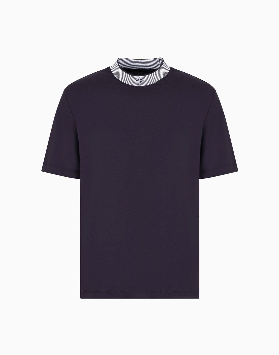 regular-fit-t-shirt-with-striped-profile-neckline-navy-blue--armani-exchange