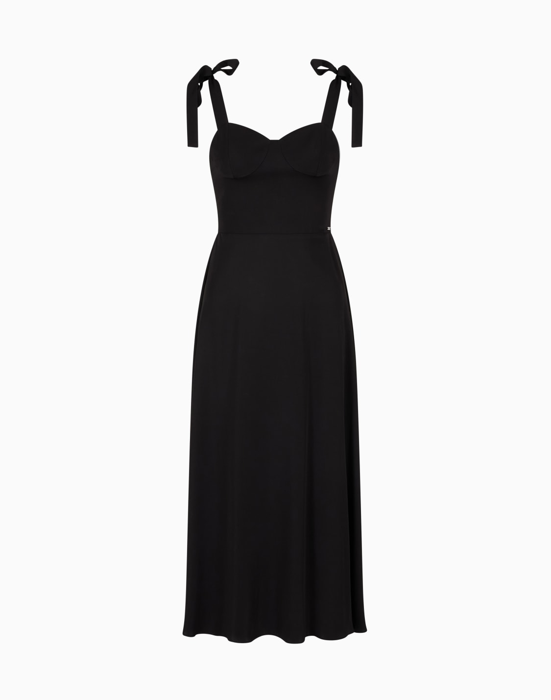vestido-largo-de-viscosa-negro--armani-exchange
