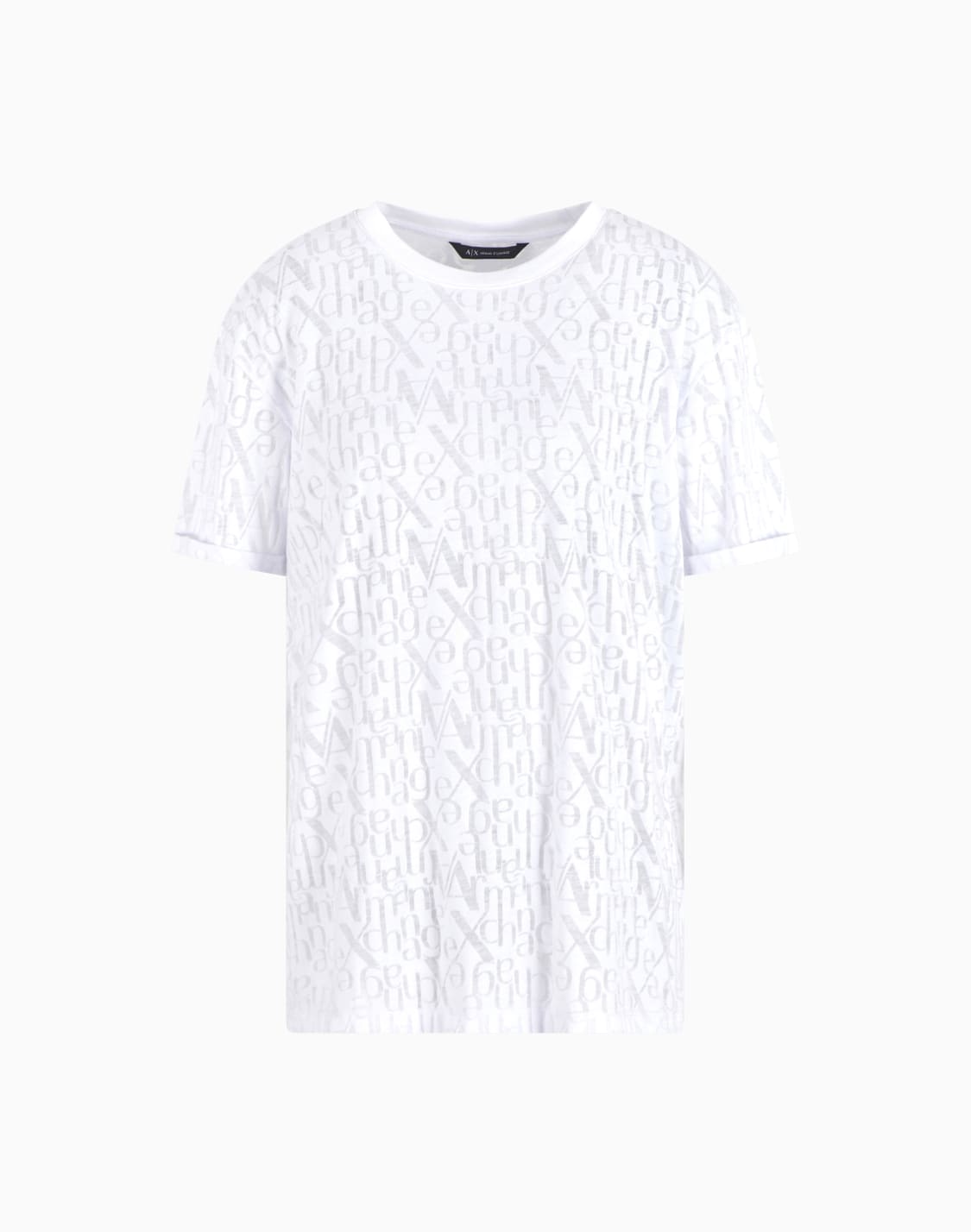 -relaxed-fit-t-shirt-in-flamed-fabric-with-logo-white--armani-exchange