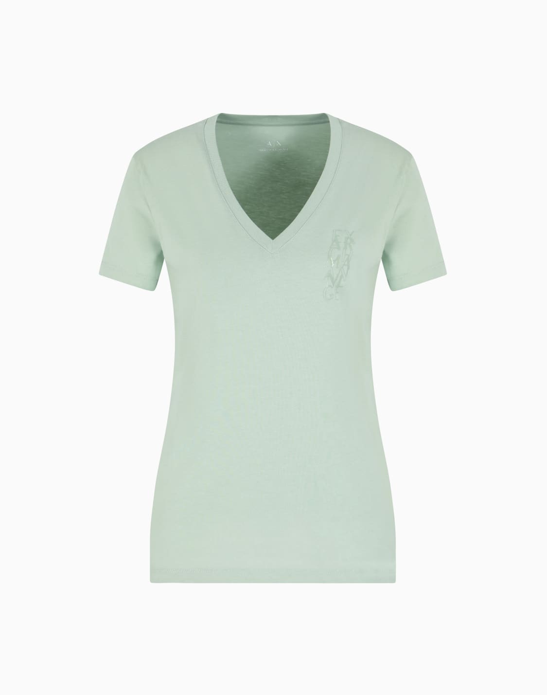 regular-fit-t-shirt-with-v-neck-verde--armani-exchange