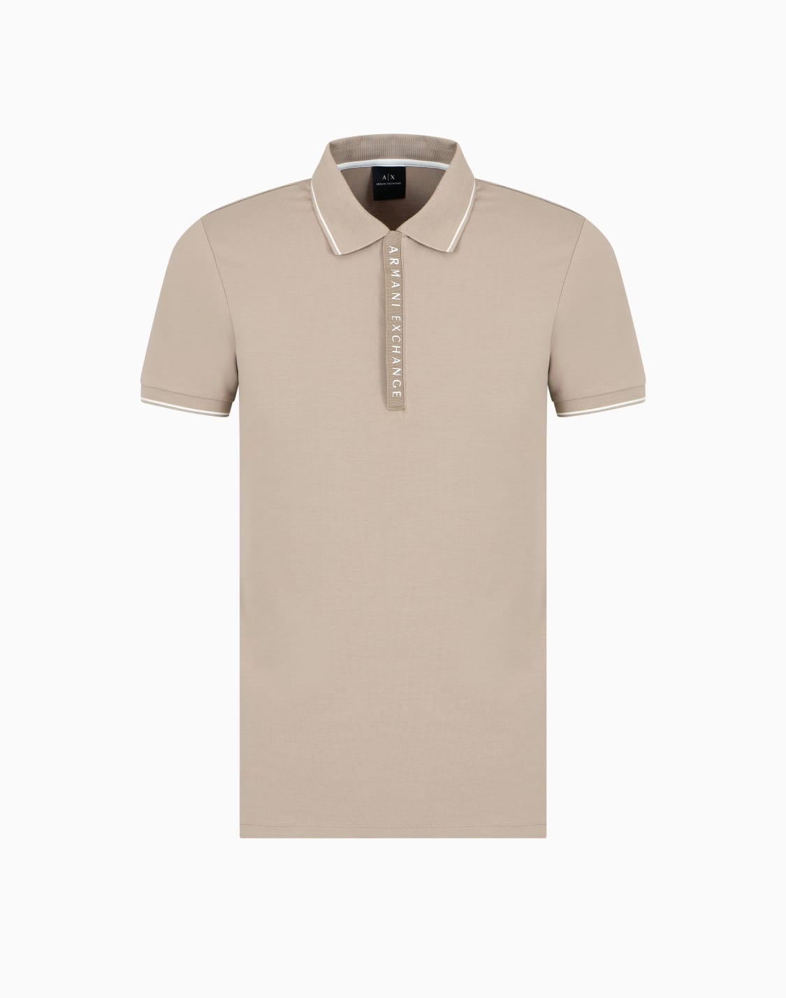 polo-with-contrasting-logo-in-cotton-spandex-beige--armani-exchange