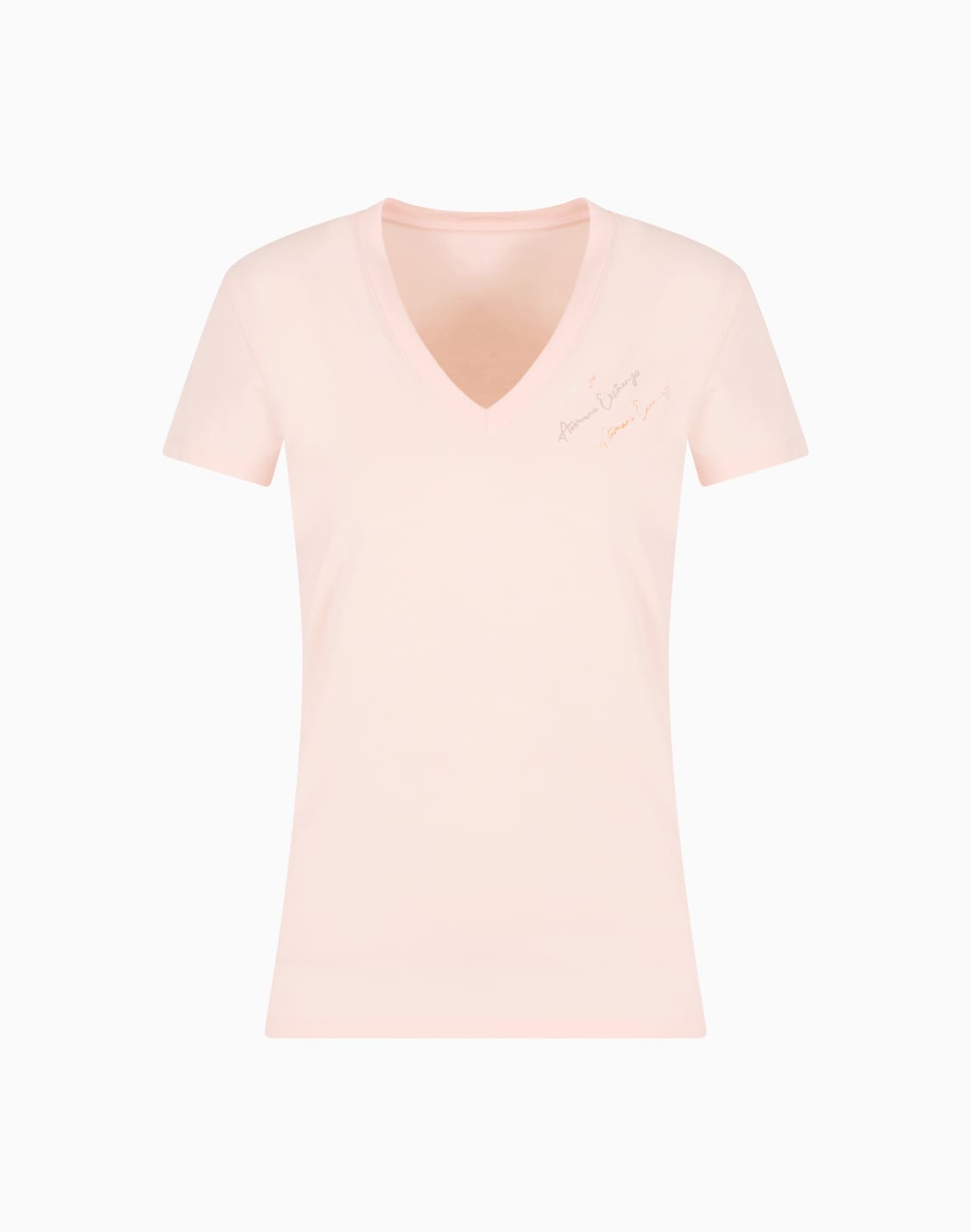 slim-fit-t-shirt-with-signature-logo-pink--armani-exchange