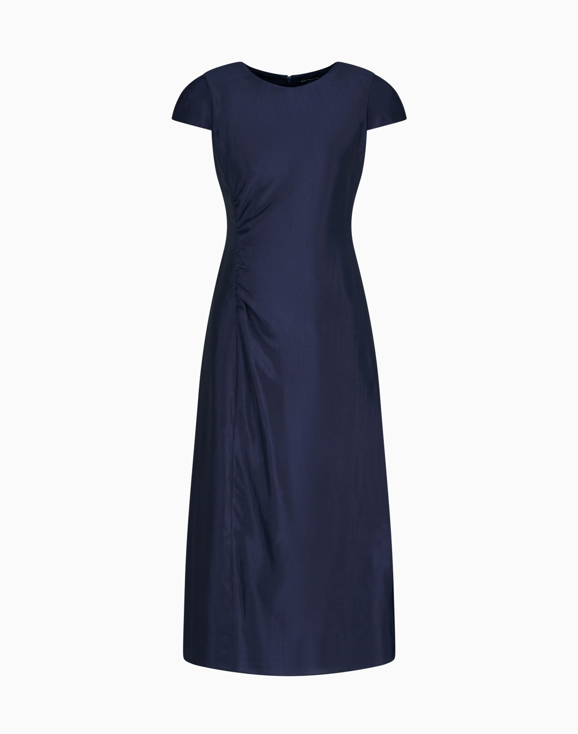 longuette-dress-with-slit-navy-blue--armani-exchange