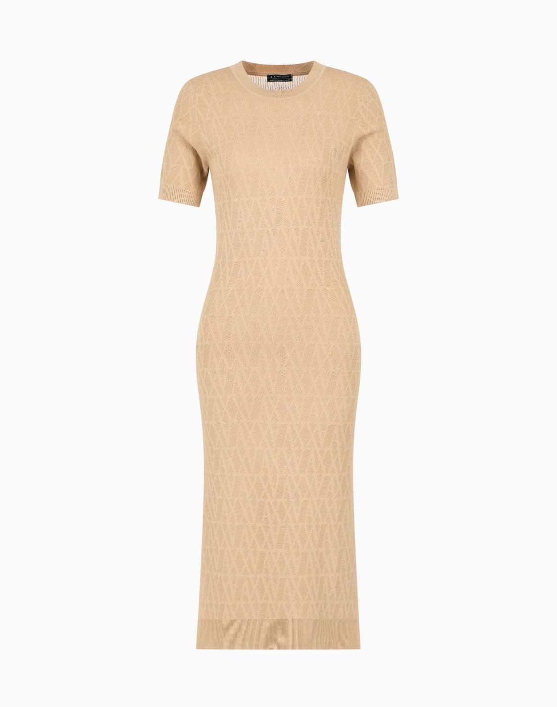 vestido-largo-de-tela-con-logotipo-integral-beige--armani-exchange