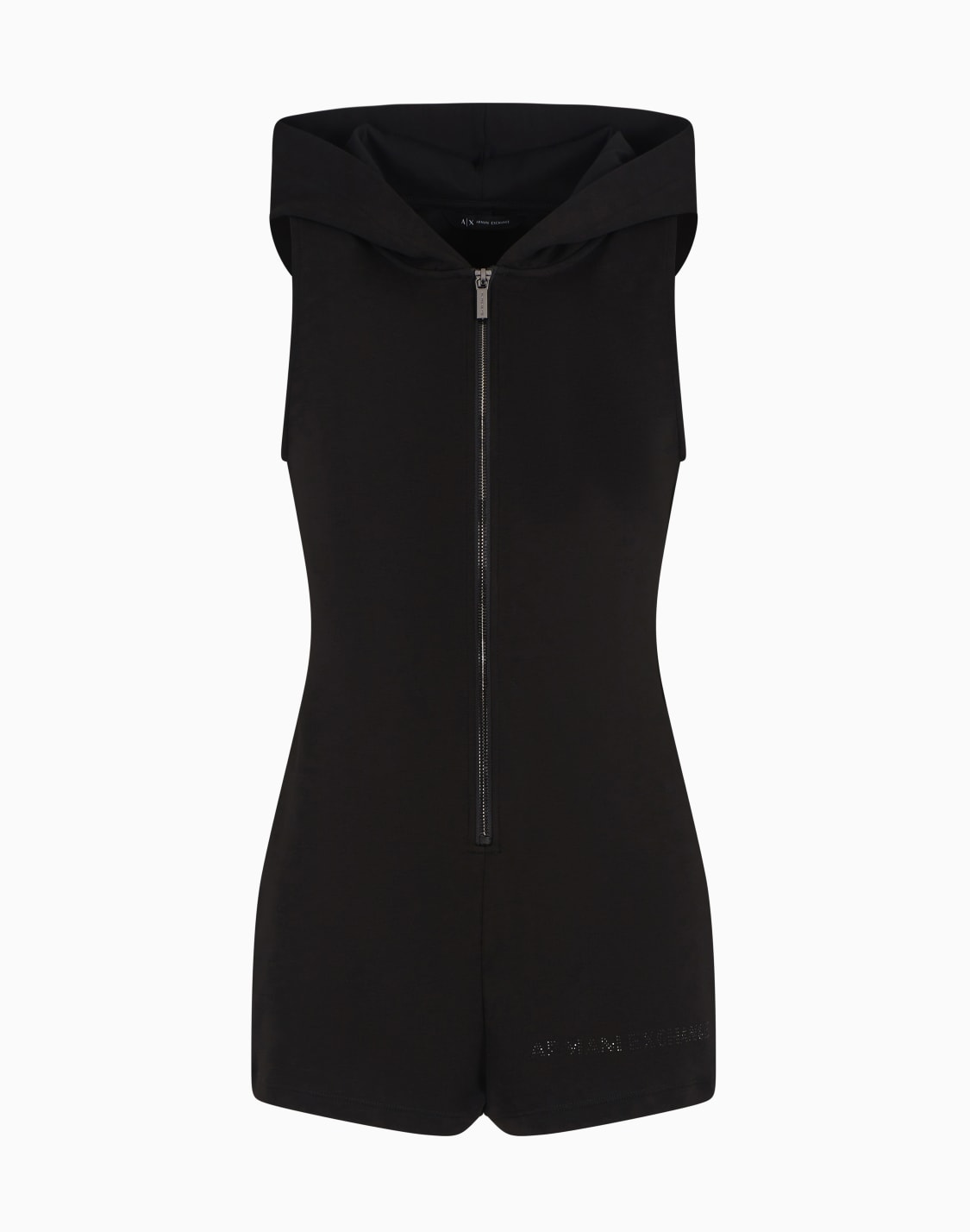 mono-corto-con-capucha-negro--armani-exchange
