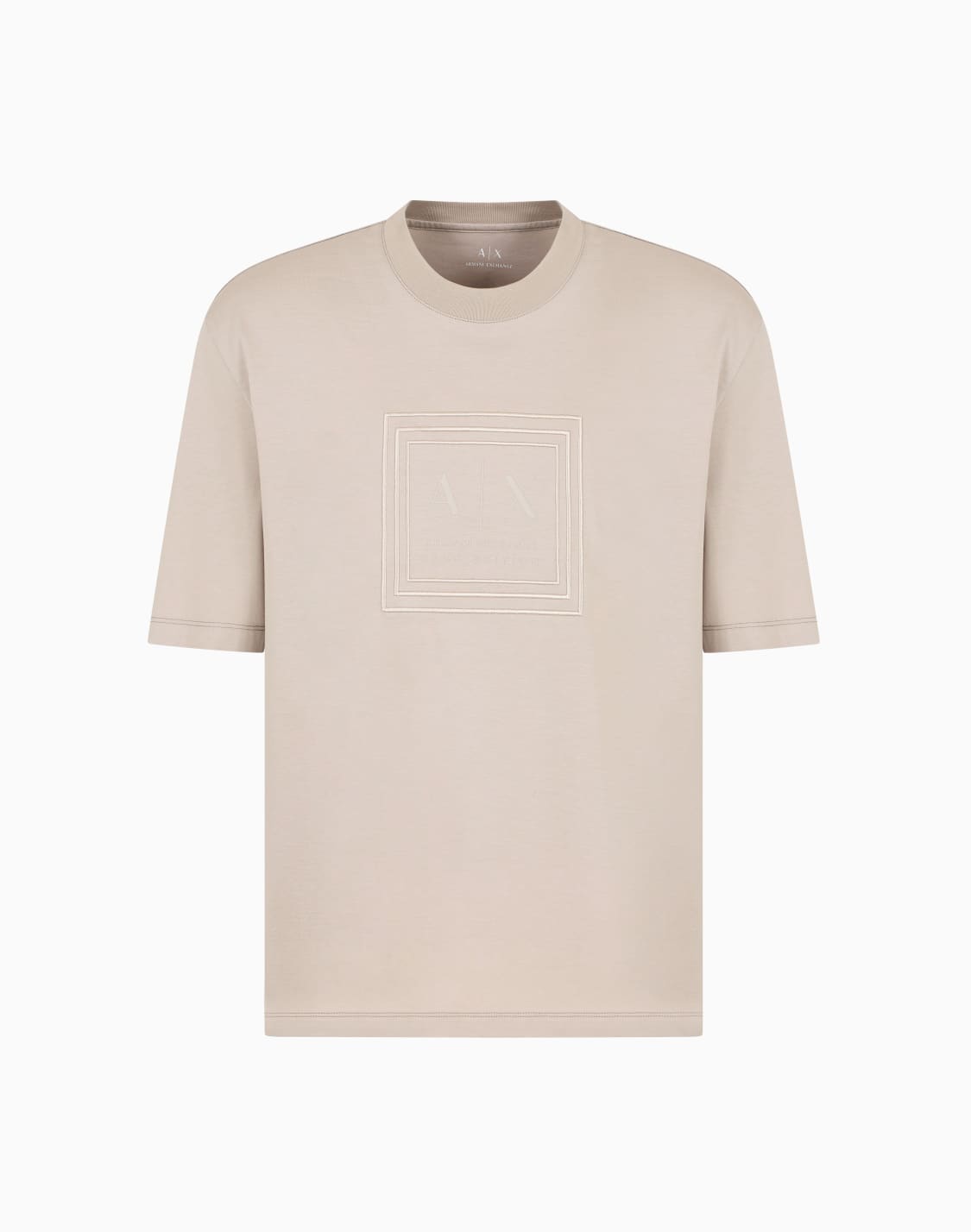 camiseta-de-algodn-mercerizado-de-corte-regular-beige--armani-exchange