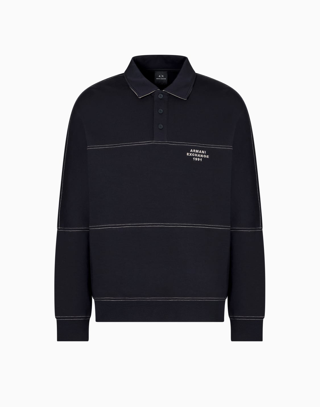 bonded-stretch-polo-sweatshirt-navy-blue--armani-exchange