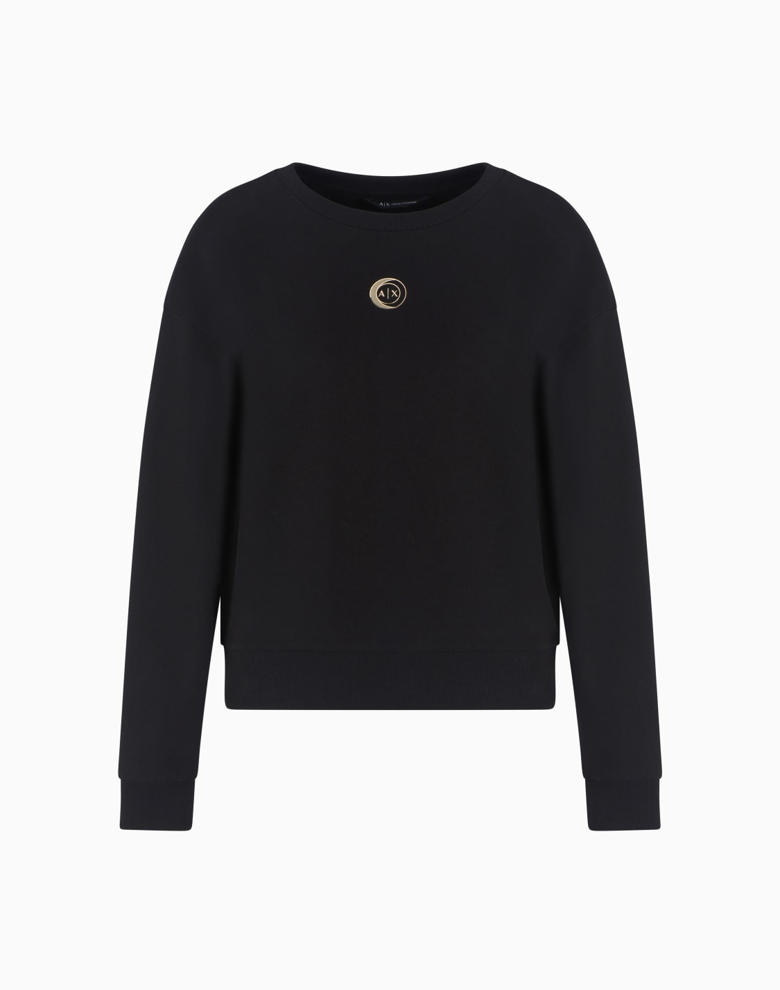 cotton-sweatshirt-with-metal-logo-black--armani-exchange