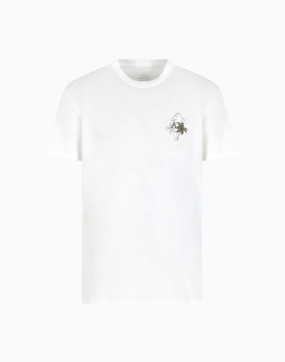 t-shirt-regular-fit-con-stampa-sulpetto-bianco--armani-exchange