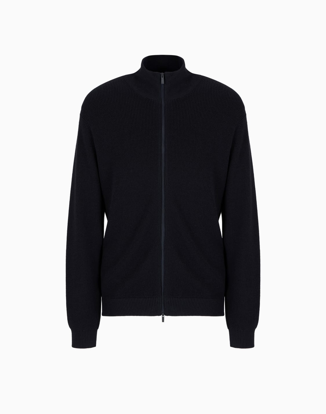 full-zip-cardigan-in-cotton-and-wool-blend-with-ribs-navy-blue--armani-exchange