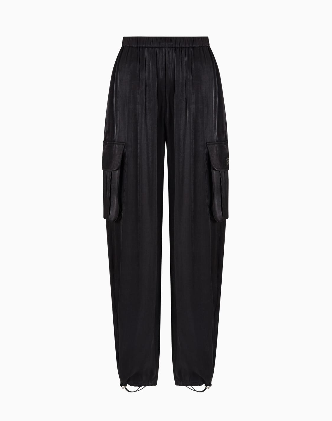 cargo-pants-in-glitter-satin-fabric-black--armani-exchange