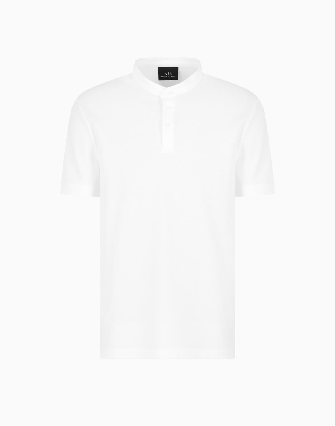 slim-fit-polo-in-cotton-piquet-blanco--armani-exchange