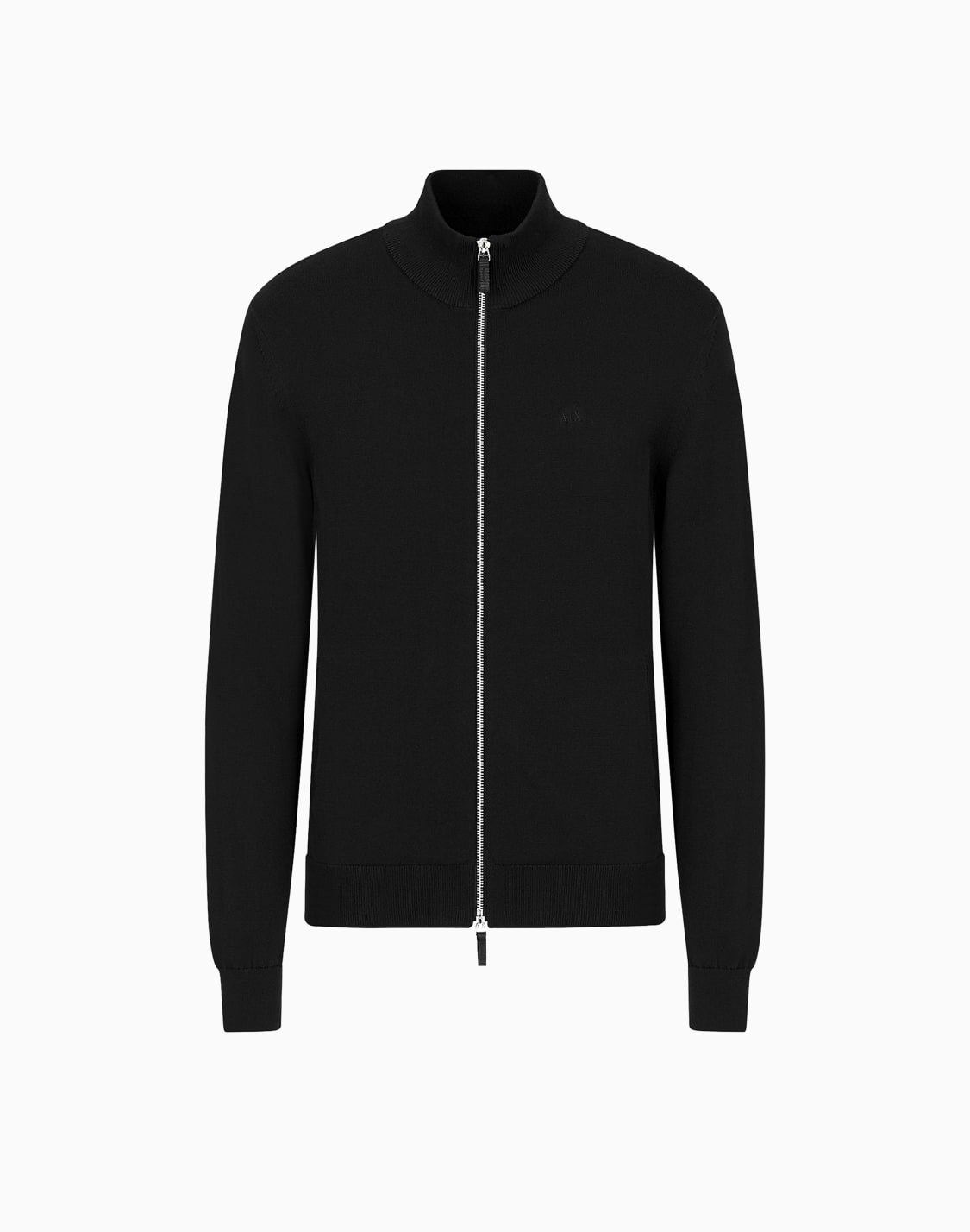 -organic-cotton-fullzip-cardigan-black--armani-exchange