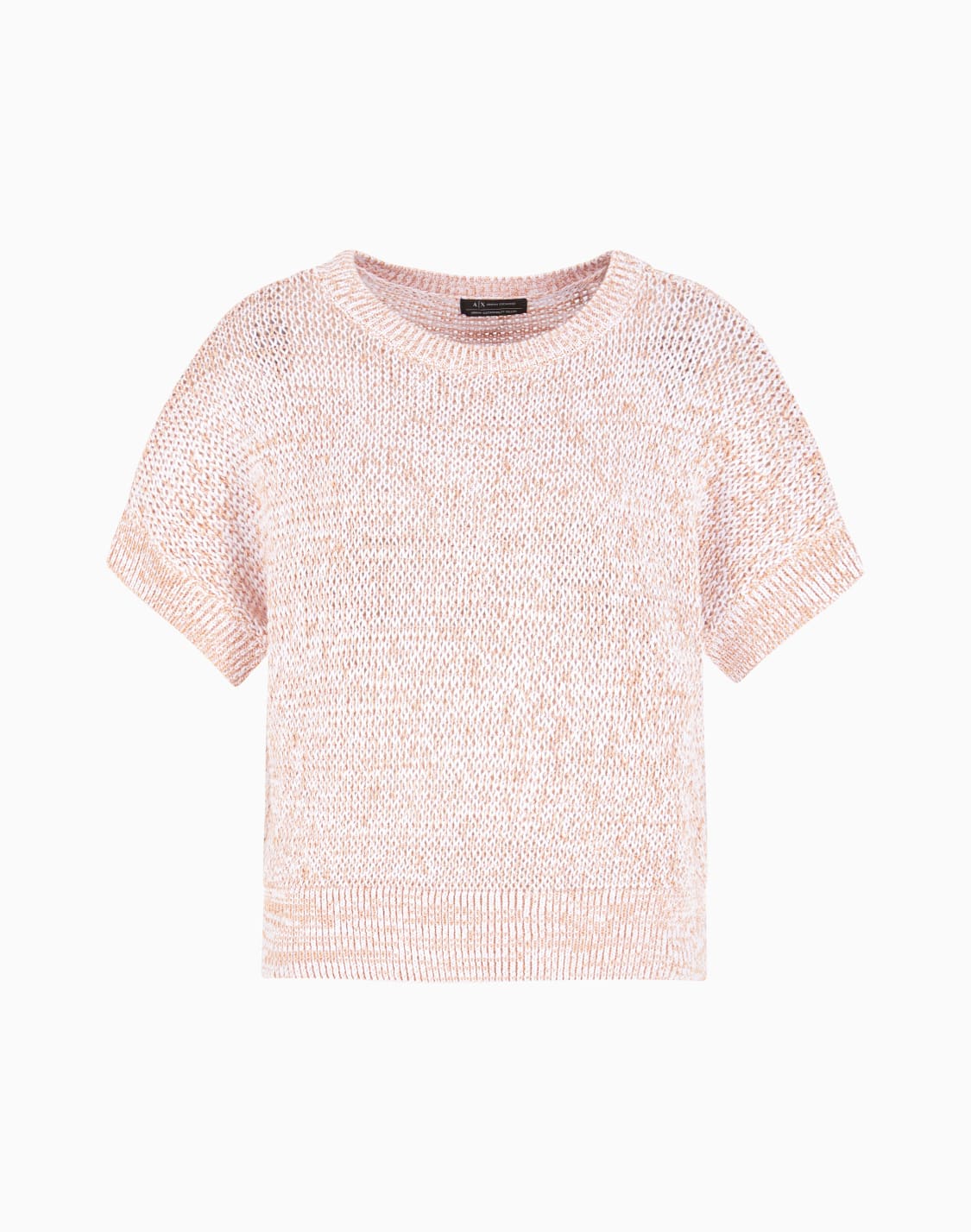 jersey-de-tejido-boucl-perforado-rosa--armani-exchange