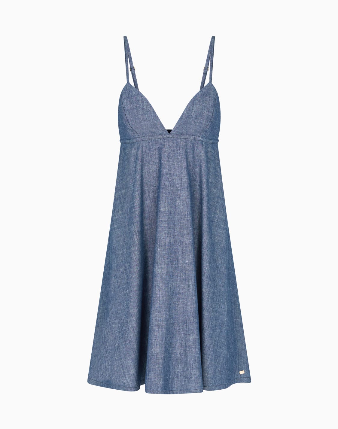 cotton-chambray-pleated-dress-blue--armani-exchange