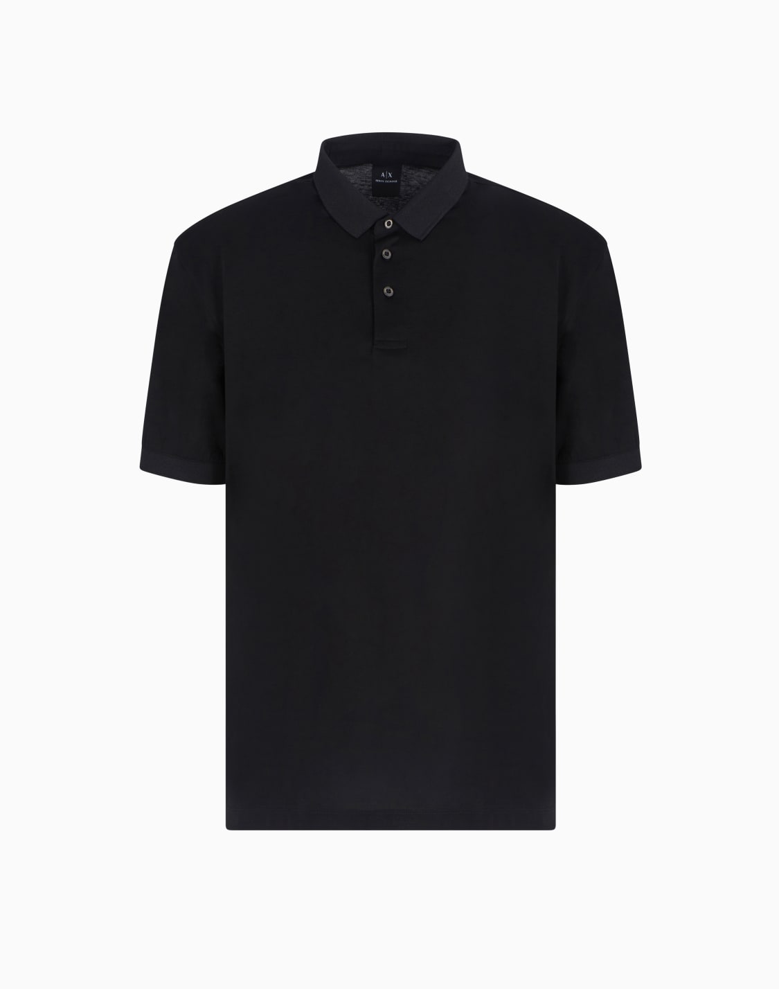 regular-fit-polo-shirt-in-mercerised-cotton-black--armani-exchange