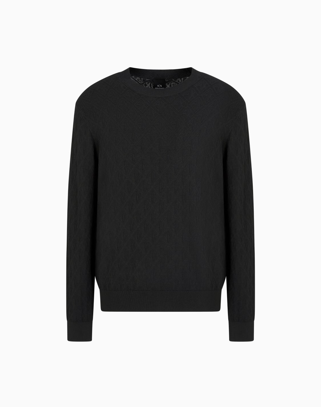 asv-tone-on-tone-logo-crewneck-sweater-green--armani-exchange