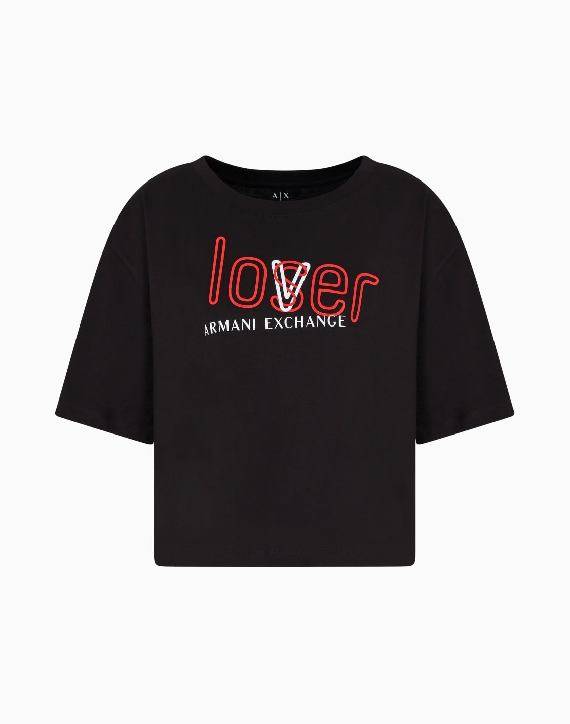 cropped-lover-t-shirt-black--armani-exchange