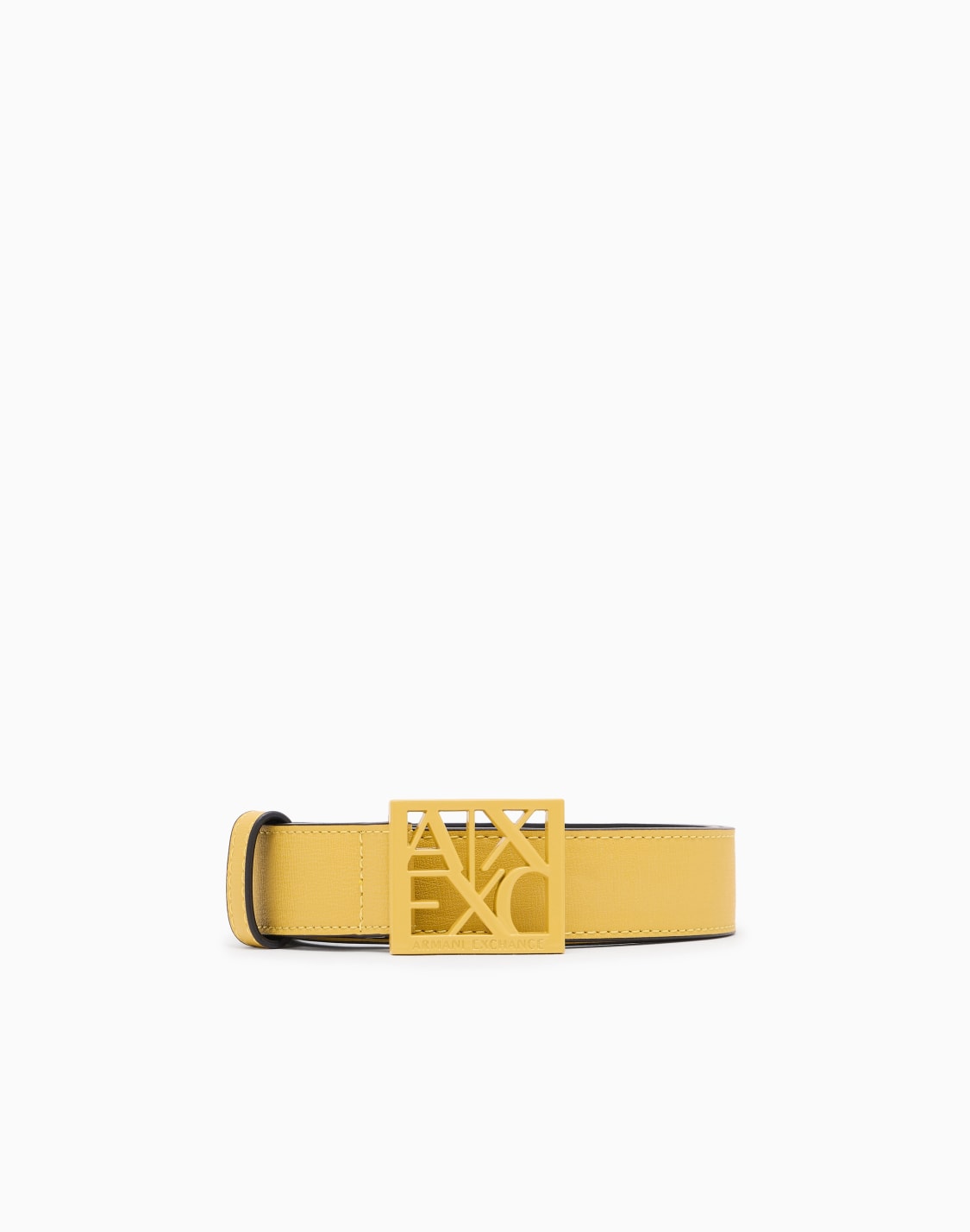 belt-with-square-with-logo-yellow--armani-exchange