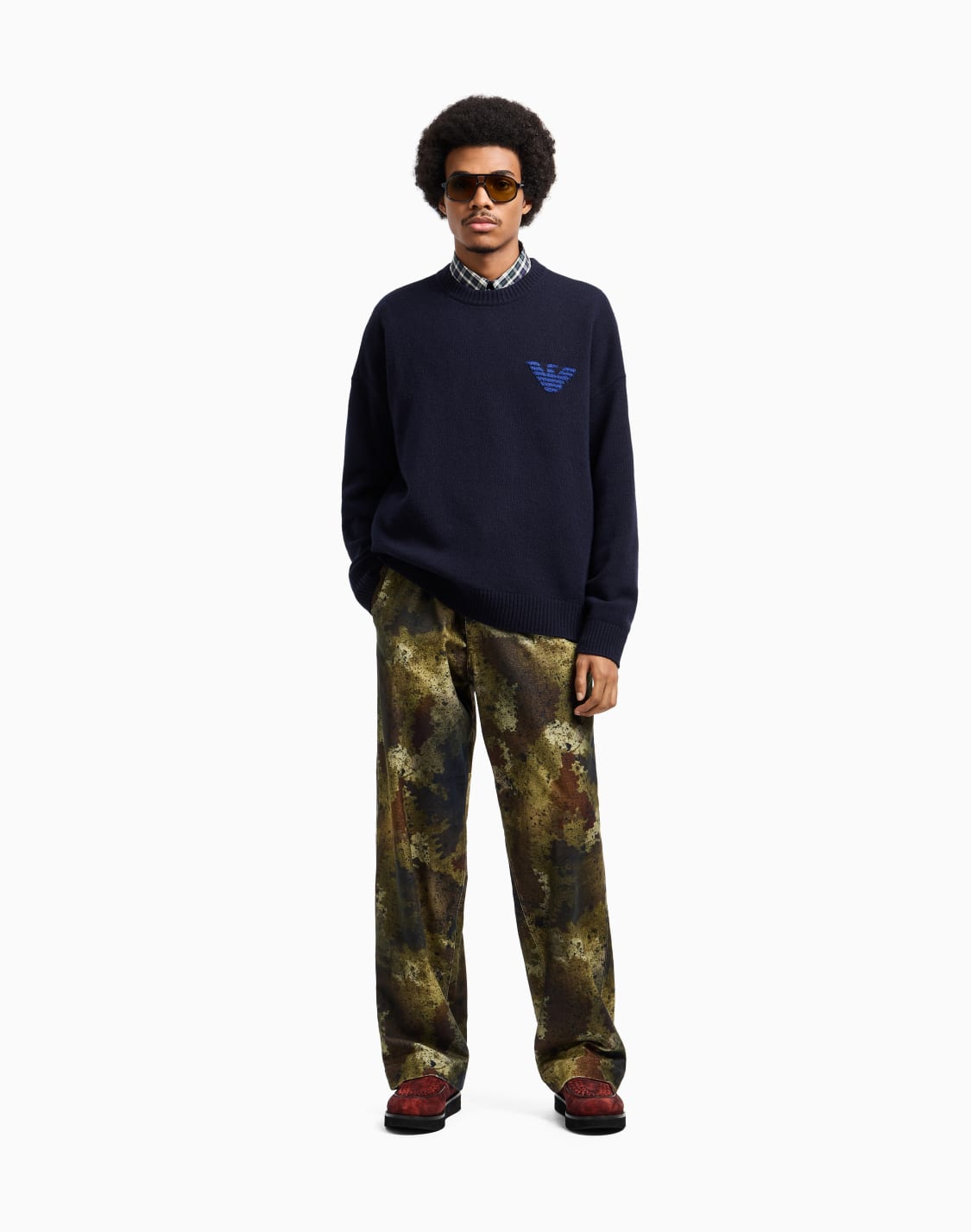 new-york-capsule-collection-virgin-wool-jumper-with-jacquard-writing-blue--emporio-armani
