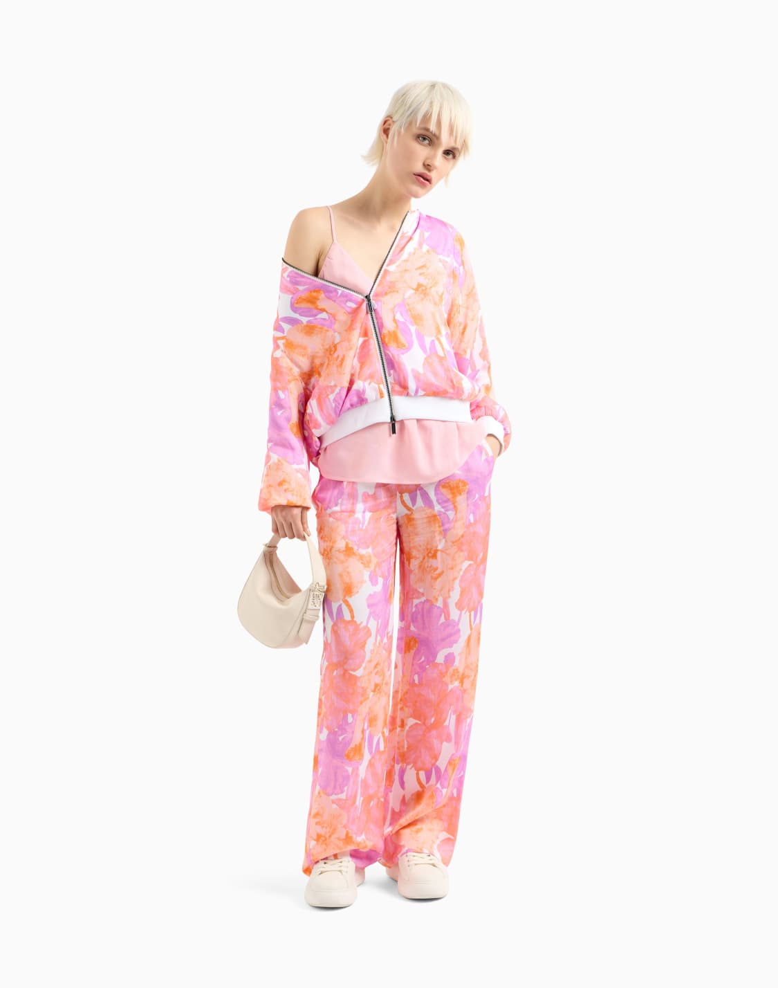oversized-trousers-in-floral-fabric-pink--armani-exchange