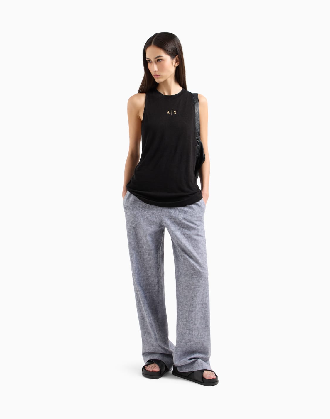 oversized-cotton-and-linen-trousers-blue--armani-exchange