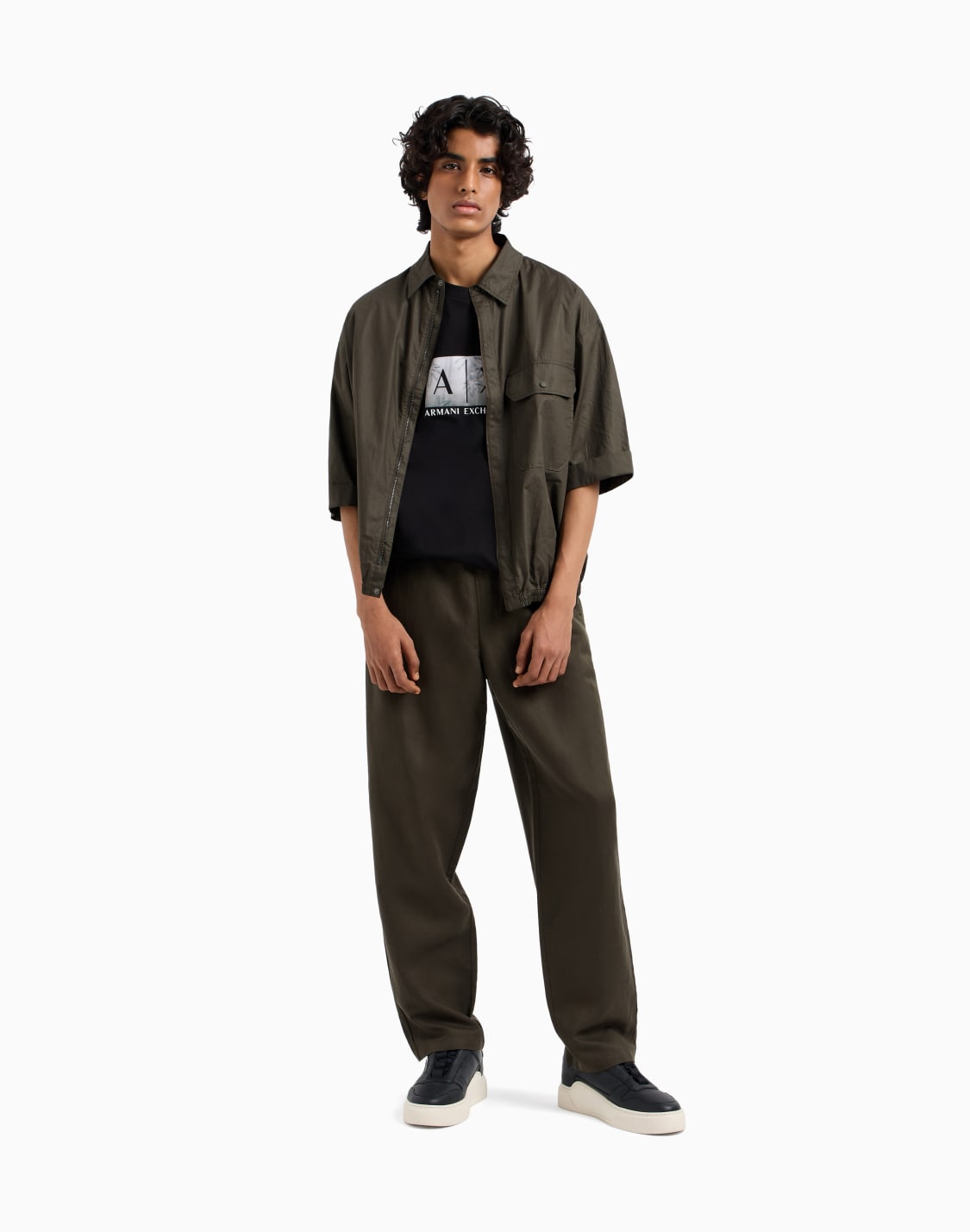 linen-and-lyocell-chino-trousers-green--armani-exchange