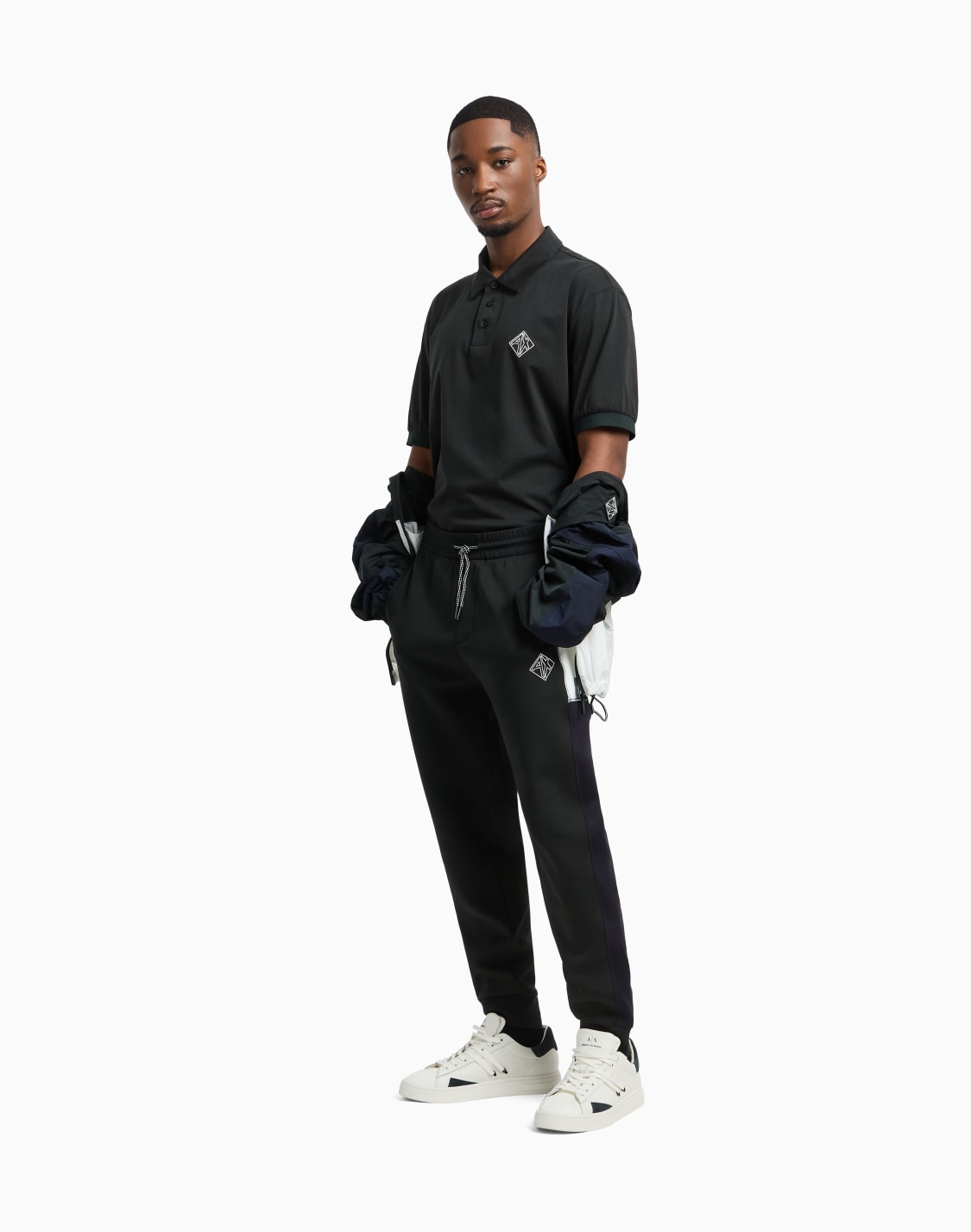 jogger-pants-in-sweatshirt-with-contrasting-inserts-green--armani-exchange