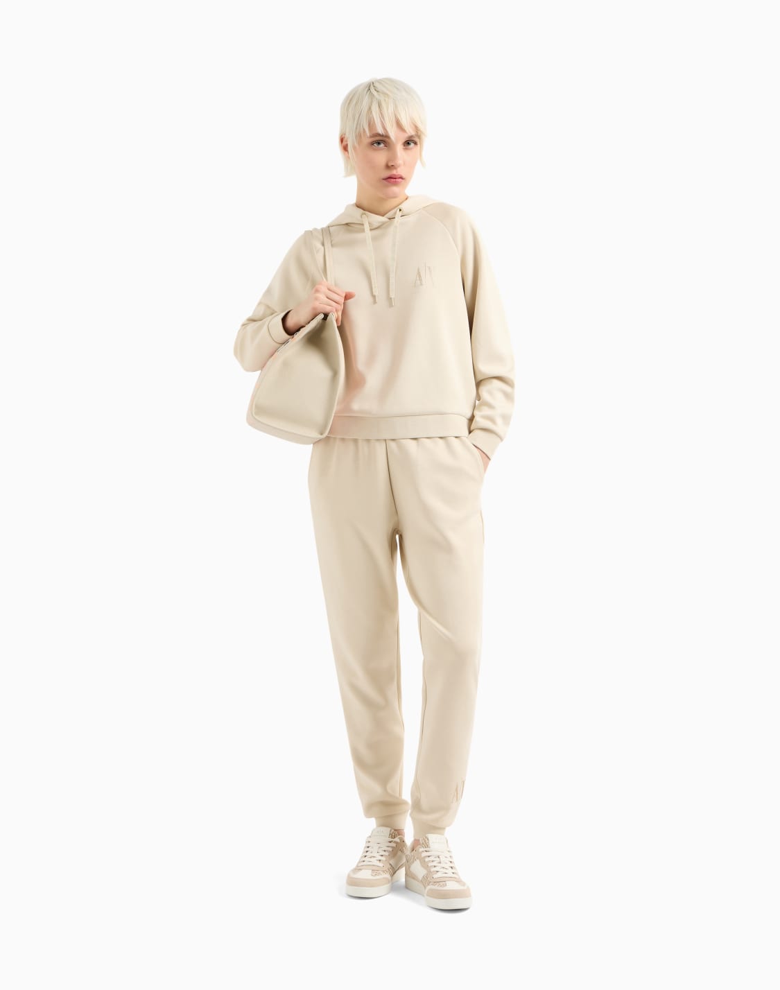 glitter-logo-hoodie-beige--armani-exchange